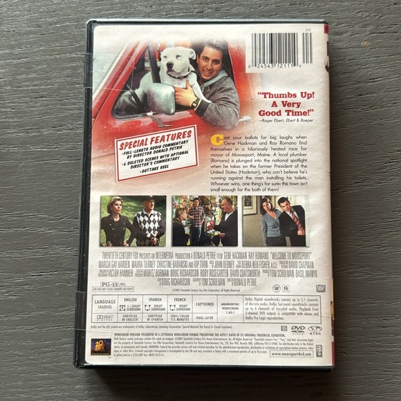 Welcome to Mooseport DVD 📀 Widescreen PG-13 2004 Ray Romano Gene Hackman - Picture 4 of 4